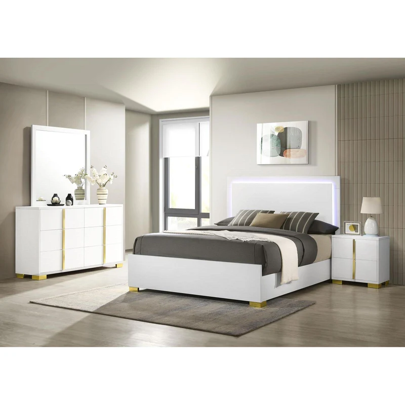 Coaster Furniture Marceline 222931F-S4 6 pc Full Panel Bedroom Set