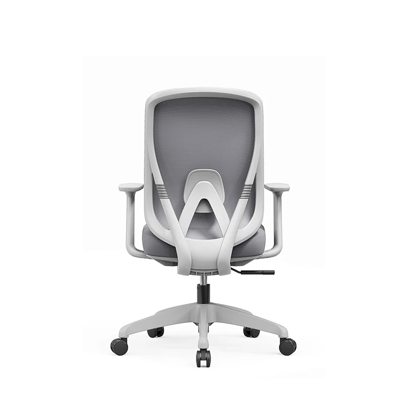Modern Minimalist Mid-Back Mesh Executive Chair - Tilt Adjustment Silent Casters Desk Chair For Home Office