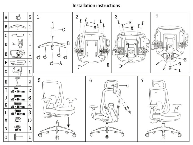 Modern Minimalist High-Back Mesh Executive Desk Chair - 4D Adjustable Headrest & Lumbar Support Silent Caster Ergonomic Office Chair For Home Office