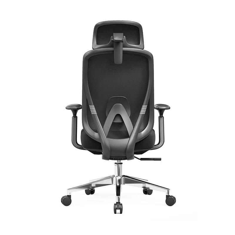 Modern Minimalist High-Back Mesh Executive Desk Chair - 4D Adjustable Headrest & Lumbar Support Silent Caster Ergonomic Office Chair For Home Office