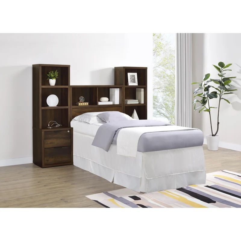 Coaster Furniture Westpark 315881T 49-inch Twin Bookcase Headboard - Dark Pine