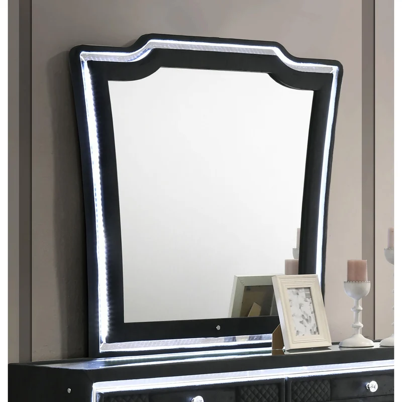 Coaster Furniture Lorient 223164 LED Dresser Mirror - Black