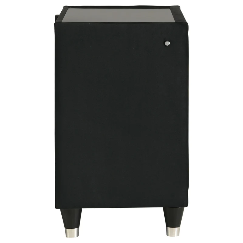 Coaster Furniture Lorient 223162 2-drawer LED Nightstand with USB - Black