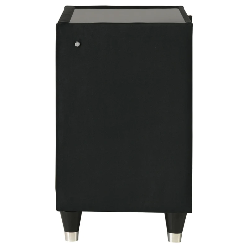 Coaster Furniture Lorient 223162 2-drawer LED Nightstand with USB - Black