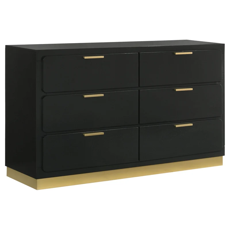 Coaster Furniture Caraway 224783 6-Drawer Dresser - Black