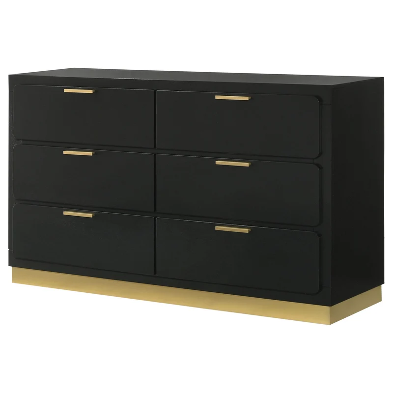 Coaster Furniture Caraway 224783 6-Drawer Dresser - Black