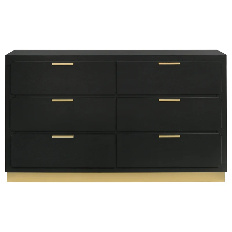 Coaster Furniture Caraway 224783 6-Drawer Dresser - Black