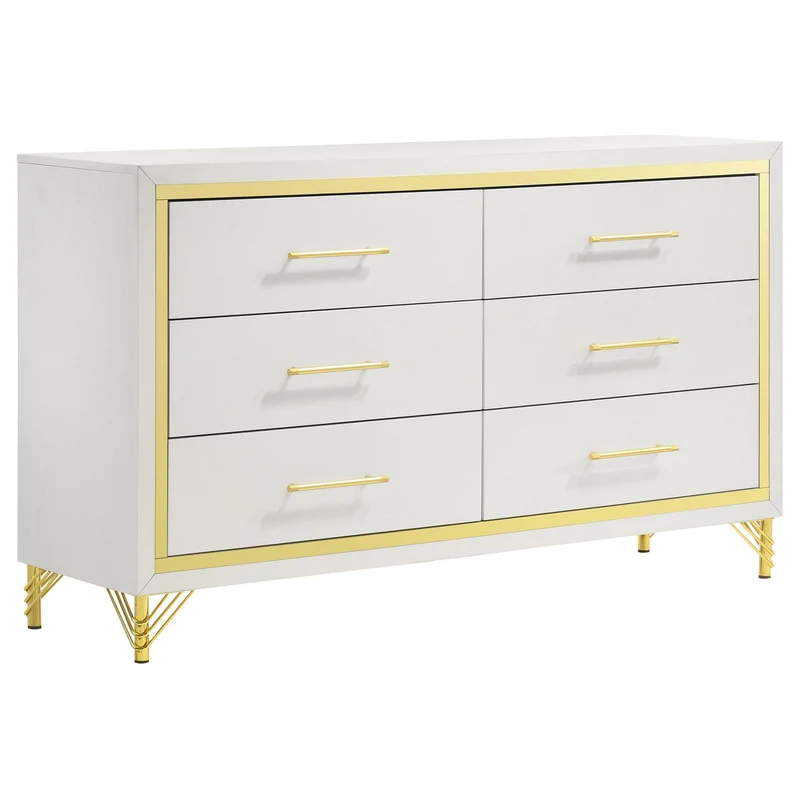 Coaster Furniture Lucia 224731KE-S4 6 pc King Panel Bedroom Set