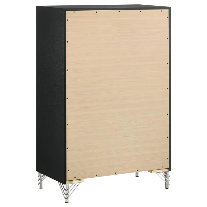 Coaster Furniture Lucia 224995 5-Drawer Bedroom Chest of Drawers - Black