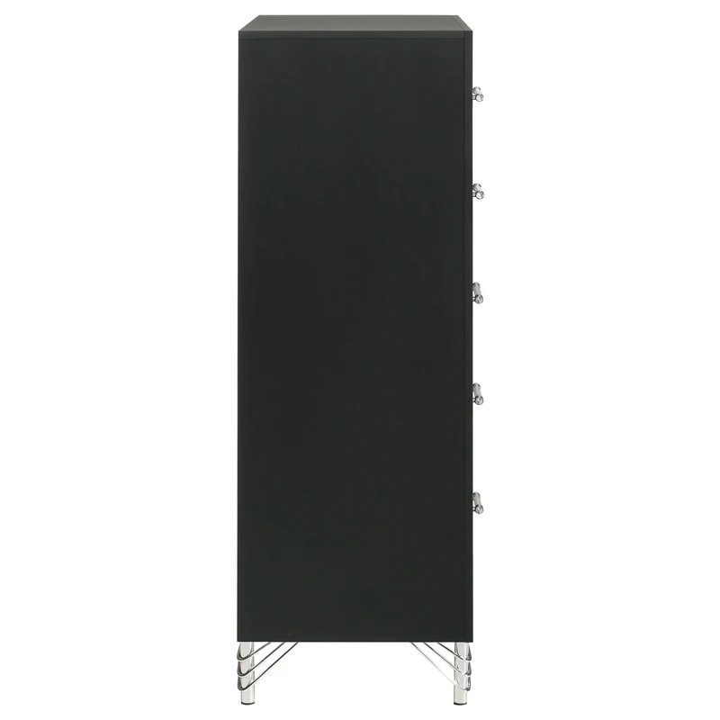 Coaster Furniture Lucia 224995 5-Drawer Bedroom Chest of Drawers - Black