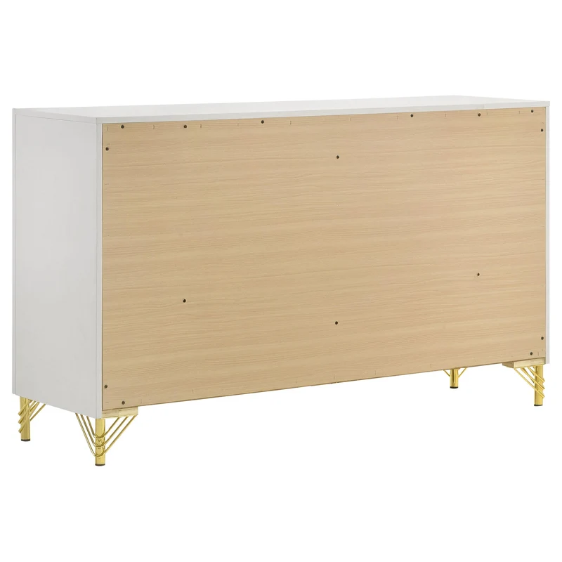 Coaster Furniture Lucia 224733 6-Drawer Dresser Cabinet - White