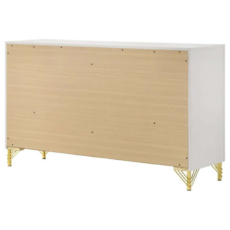 Coaster Furniture Lucia 224733 6-Drawer Dresser Cabinet - White