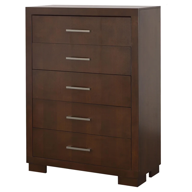 Coaster Furniture Jessica 200715 5-Drawer Bedroom Chest - Cappuccino