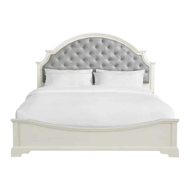 Elements International Eastwood Y-13160-7-KUB Youth King Upholstered Bed