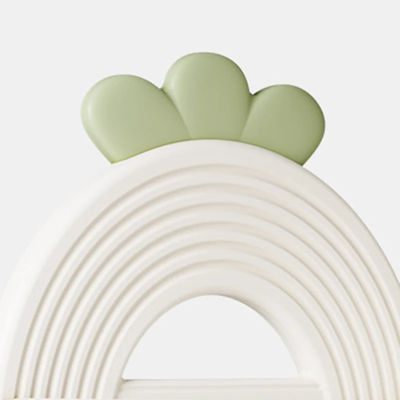 Modern Minimalist Fan-Shaped Eco-Friendly HDPE PP Kids Storage Shelf 2-Tier For Living Room