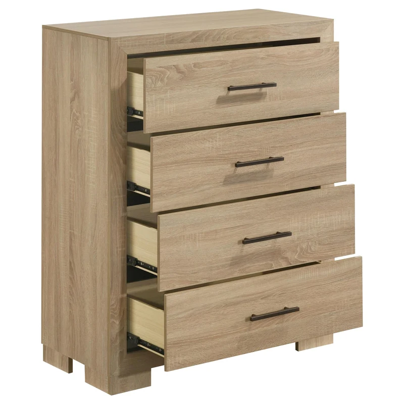 Coaster Furniture Arielle 223115 4-drawer Bedroom Chest - Light Oak