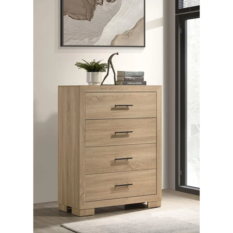 Coaster Furniture Arielle 223115 4-drawer Bedroom Chest - Light Oak