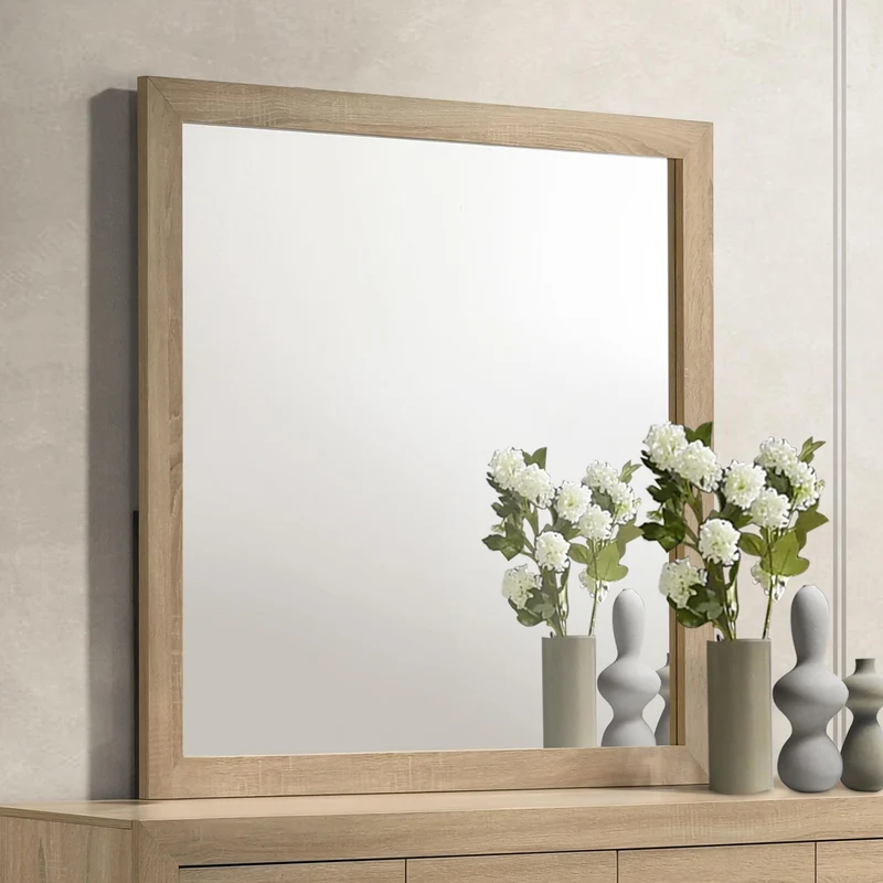 Coaster Furniture Arielle 223114 Dresser Mirror - Light Oak