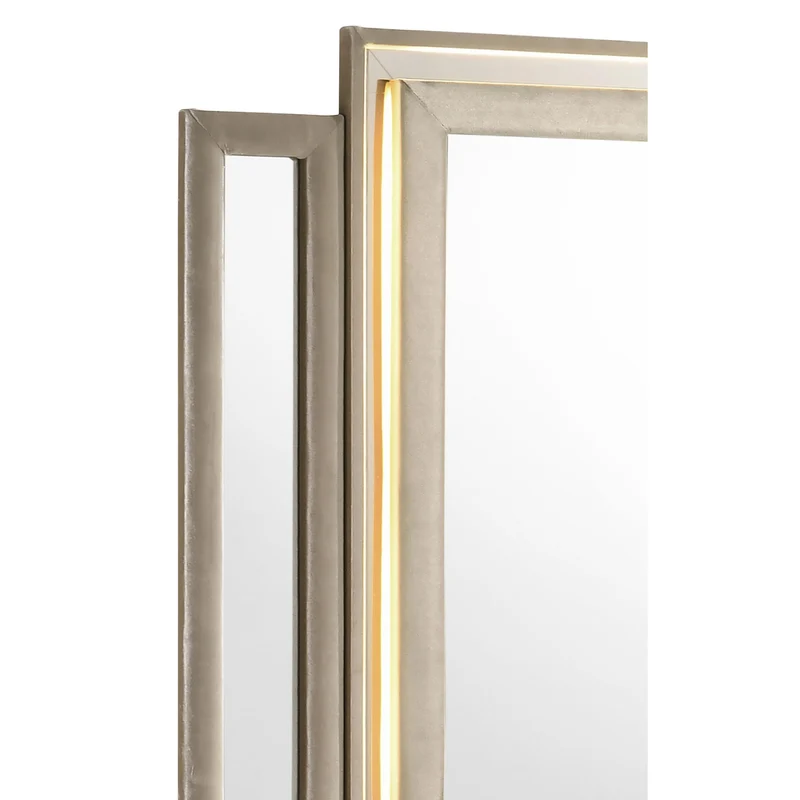 Coaster Furniture Lorient 222664 LED Dresser Mirror - Ivory/Camel