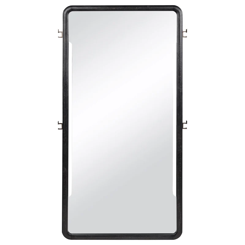 Coaster Furniture Leandro 222498 76-inch Full Length Floor Mirror - Burnished Black