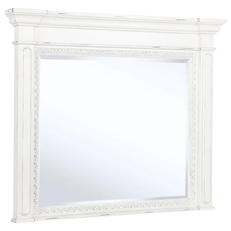 Coaster Furniture McKinney 215874 Dresser Mirror - Vintage White