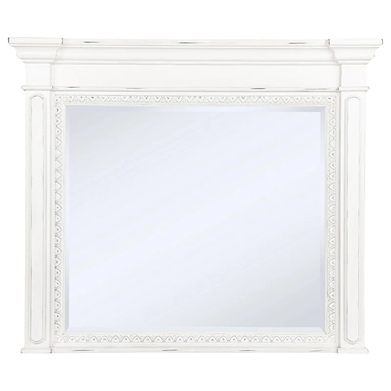 Coaster Furniture McKinney 215874 Dresser Mirror - Vintage White