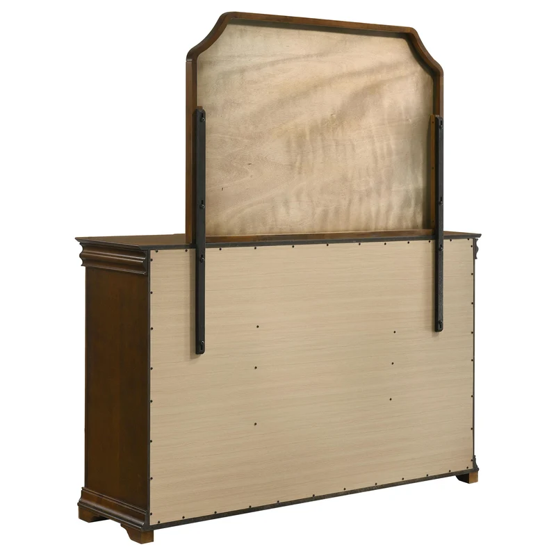 Coaster Furniture Garland 205303M 9-drawer Bedroom Dresser with Mirror - Brown Cherry