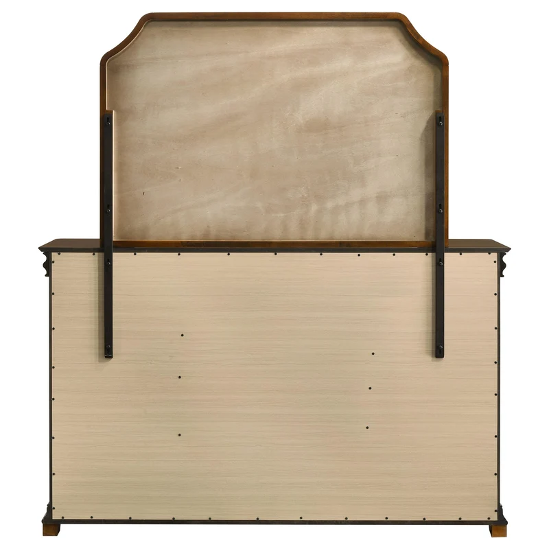 Coaster Furniture Garland 205303M 9-drawer Bedroom Dresser with Mirror - Brown Cherry