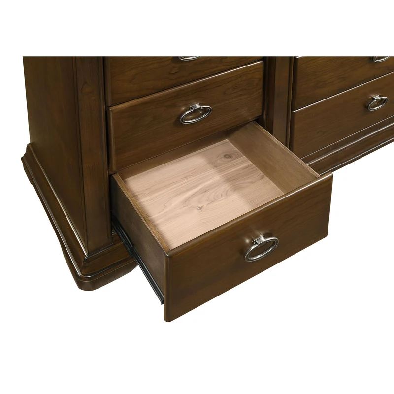 Coaster Furniture Garland 205303M 9-drawer Bedroom Dresser with Mirror - Brown Cherry