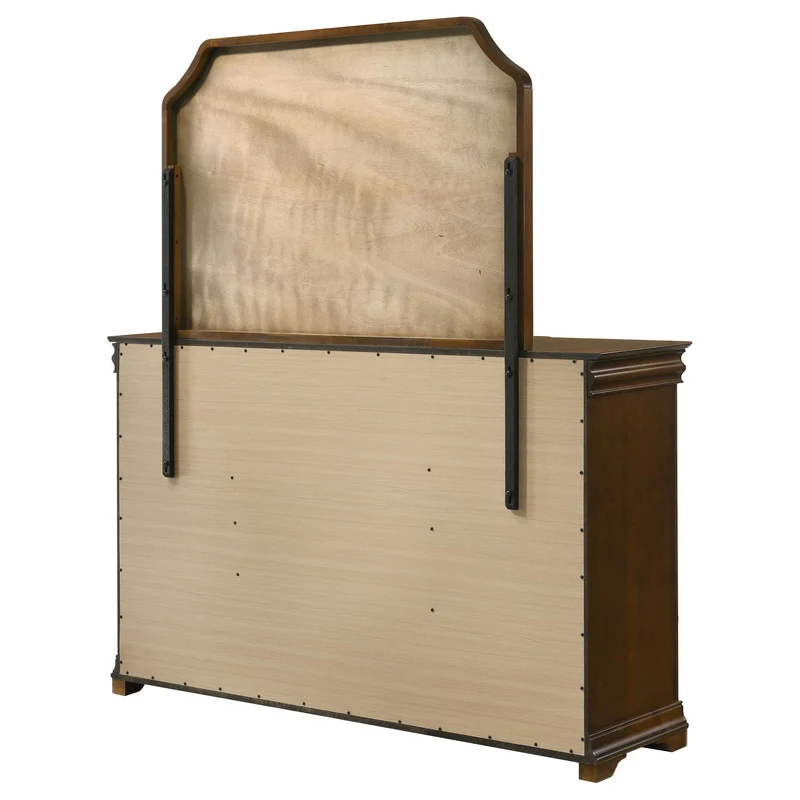 Coaster Furniture Garland 205303M 9-drawer Bedroom Dresser with Mirror - Brown Cherry