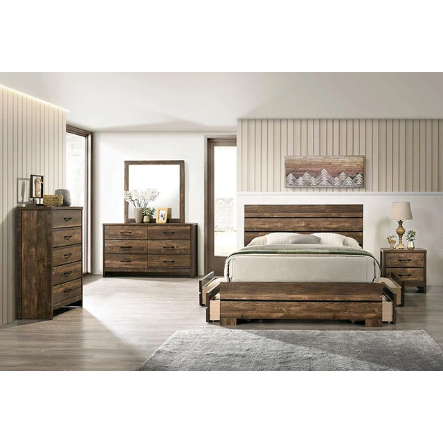 Furniture of America Duckworth 5-Drawer Chest CM7319WN-C