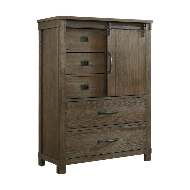 Elements International Scott SC300CH Gentlemen's Chest - Walnut