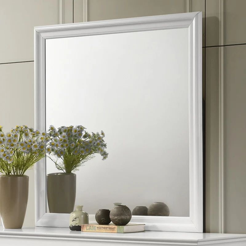 Coaster Furniture Louis Philippe 202444 Dresser Mirror - White