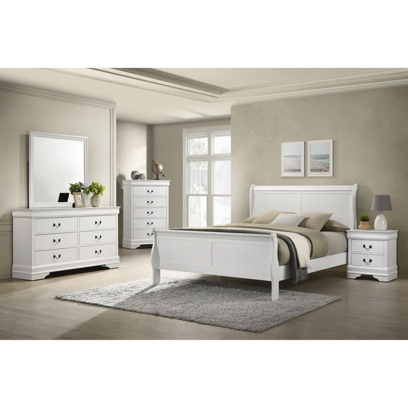 Coaster Furniture Louis Philippe 202444 Dresser Mirror - White
