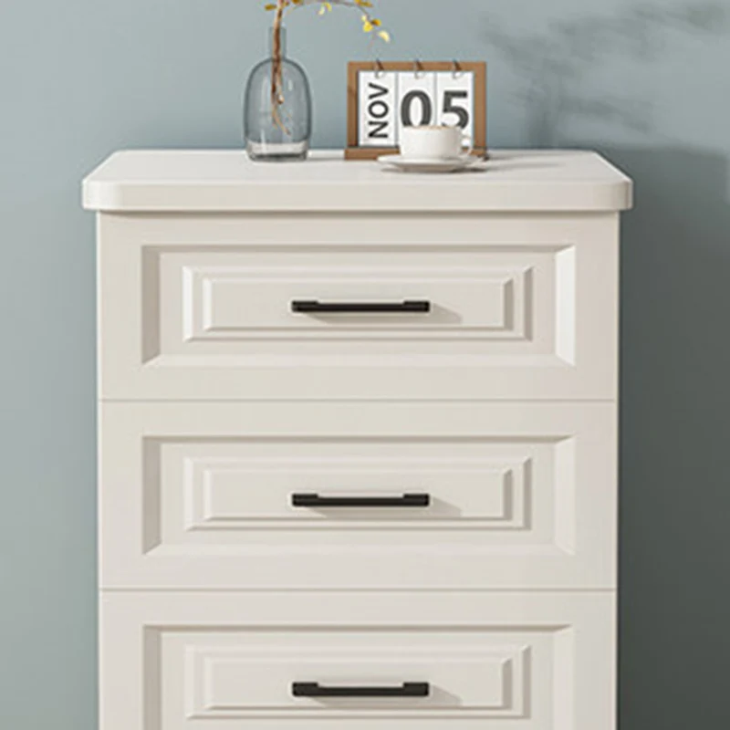 Traditional Chinese MDF Pine Wood Drawers Square Nightstand 2/3 Drawer For Bedroom