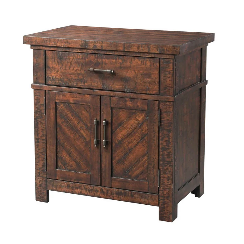 Elements International Jax 1-Drawer Nightstand JX600NS