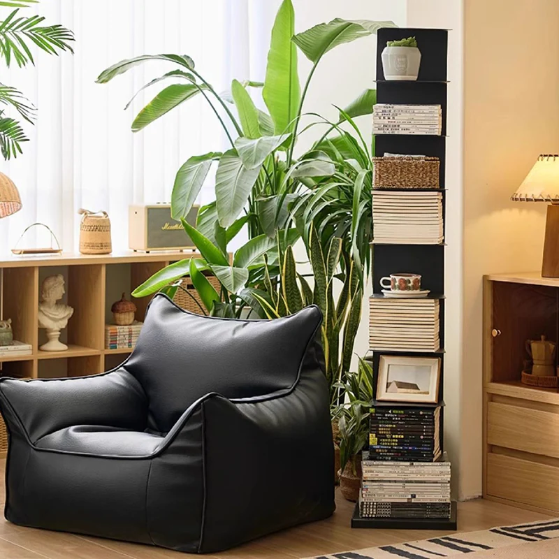 Modern Minimalist Iron Rectangular Floor Standing Bookshelf 6/7-Tier For Living Room & Home Office & Bedroom Storage