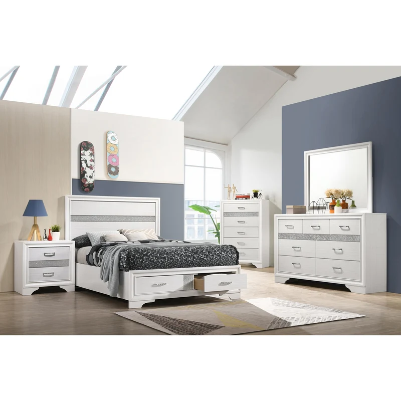 Coaster Furniture Miranda 205111F-S5 7 pc Full Storage Bedroom Set