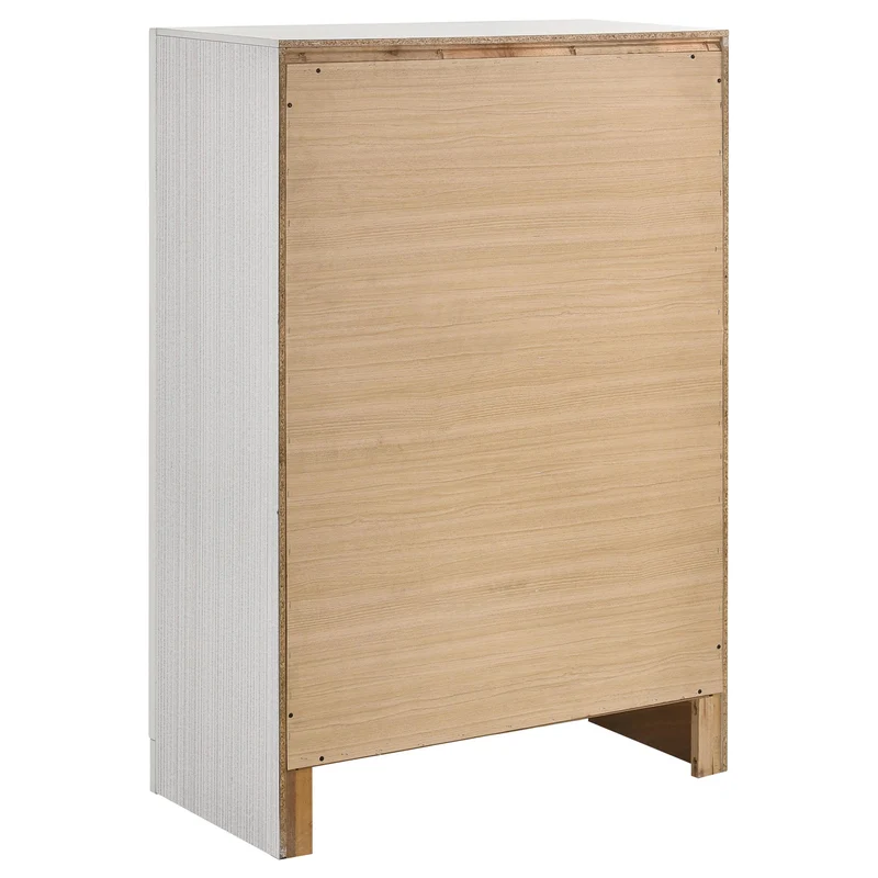 Coaster Furniture Miranda 205115 5-Drawer Bedroom Chest - White
