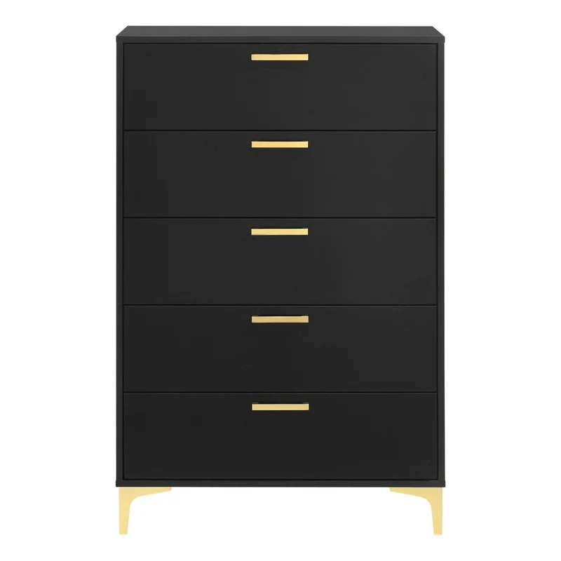 Coaster Furniture Kendall 224455 5-Drawer Bedroom Chest - Black