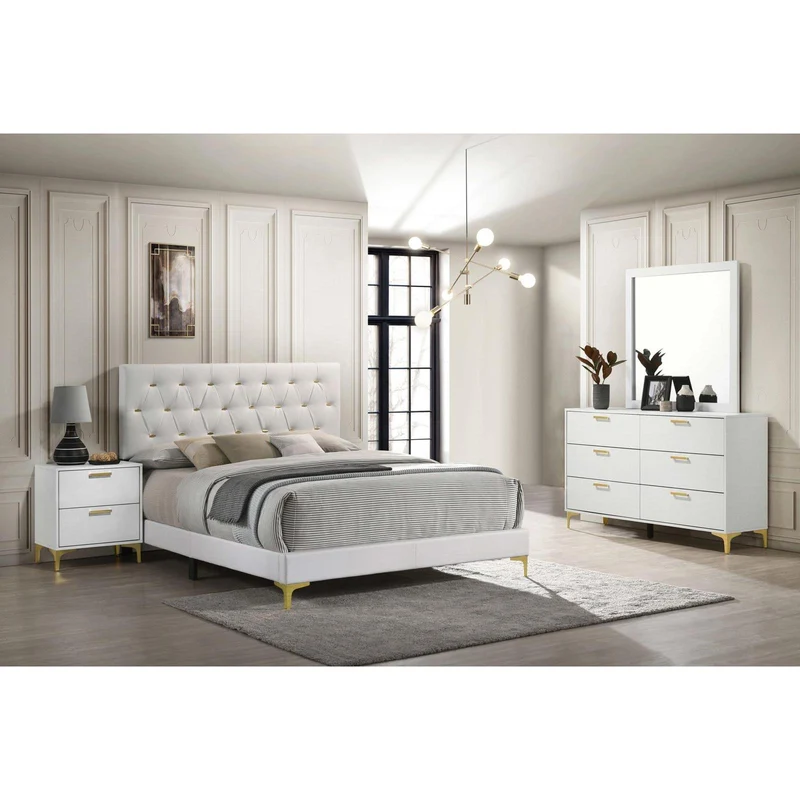 Coaster Furniture Kendall 224401Q-S4 6 pc Queen Upholstered Bedroom Set
