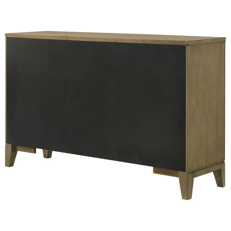 Coaster Furniture Granada 224923 8-Drawer Dresser Cabinet - Natural Pine