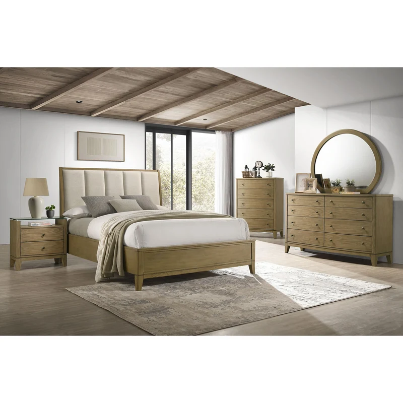 Coaster Furniture Granada 224923 8-Drawer Dresser Cabinet - Natural Pine