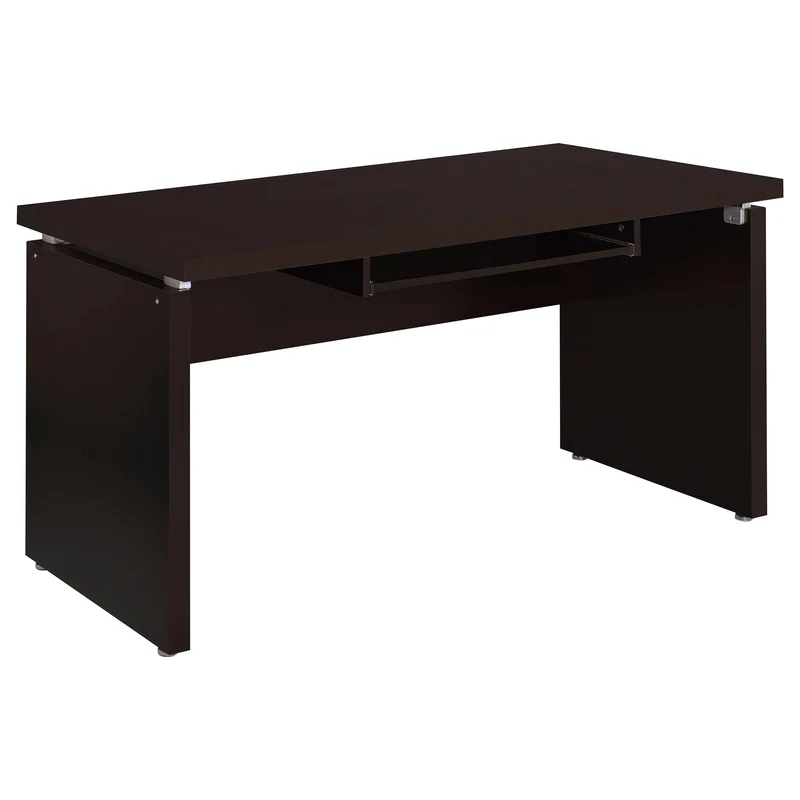 Coaster Furniture Skylar 800891L 83-inch L-Shaped Office Computer Desk - Cappuccino