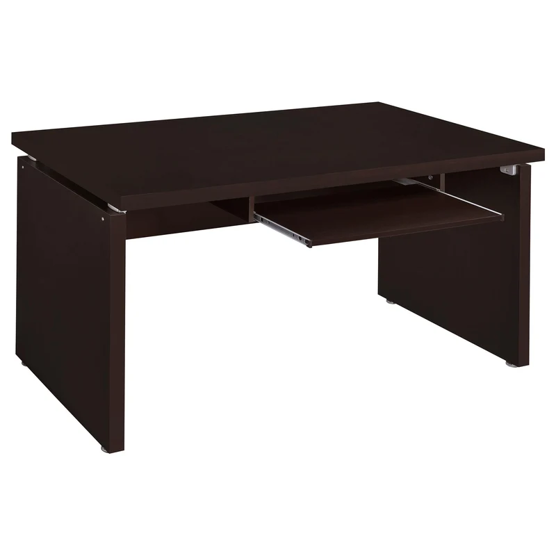 Coaster Furniture Skylar 800891L 83-inch L-Shaped Office Computer Desk - Cappuccino