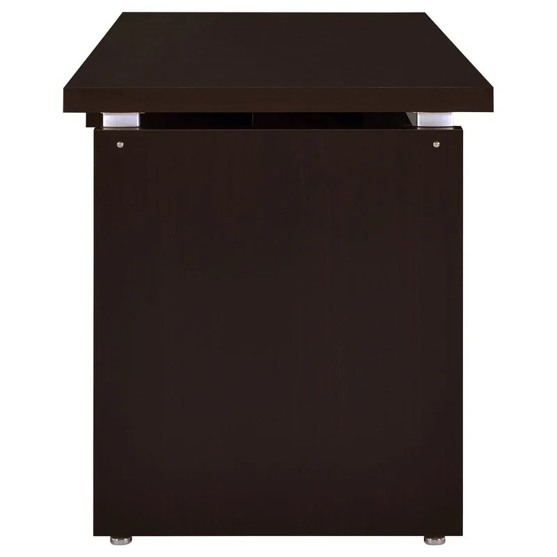 Coaster Furniture Skylar 800891L 83-inch L-Shaped Office Computer Desk - Cappuccino