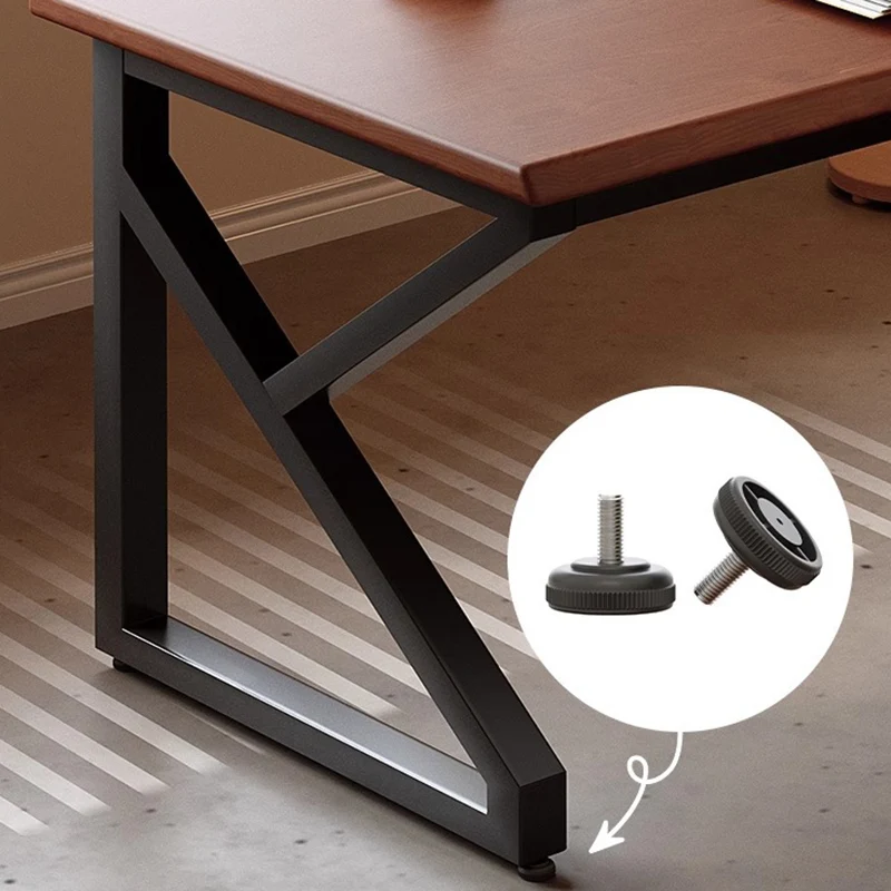 Traditional Chinese Engineered Wood Carbon Steel Rectangular K-Shaped Trapezoidal Office Desk 1 Tier For Home Office
