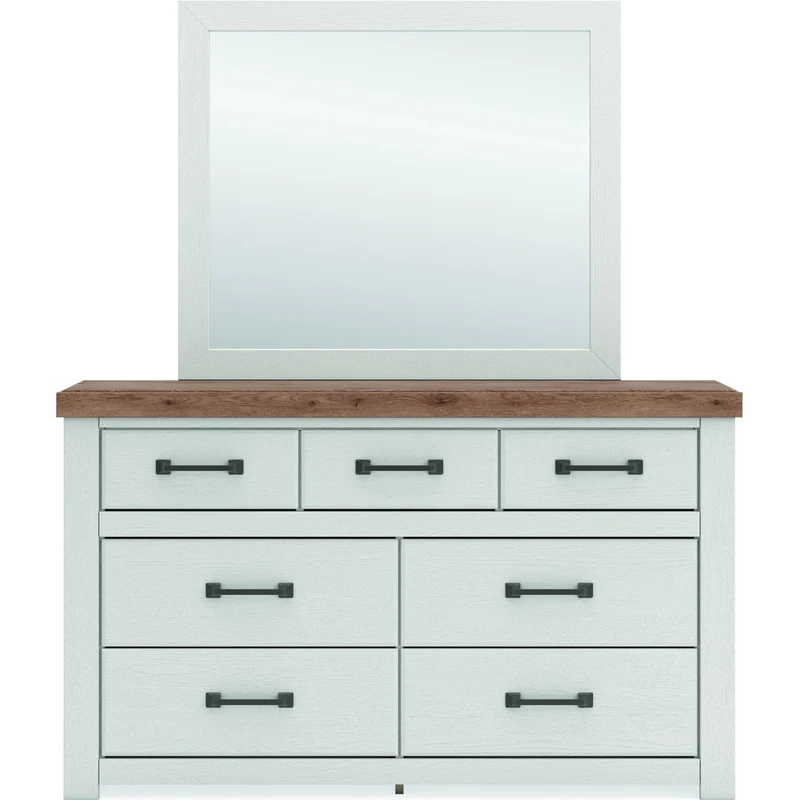 Benchcraft Savonport 7-Drawer Dresser with Mirror B4615-31/B4615-36