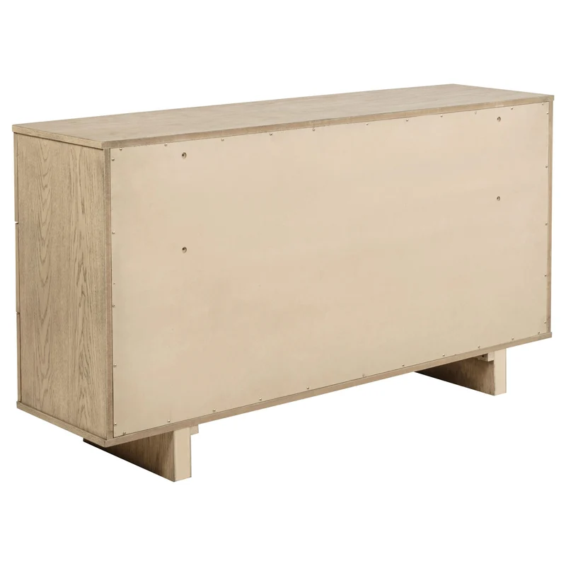 Coaster Furniture Kailani 225043 9-Drawer Dresser Cabinet - Beige Oak