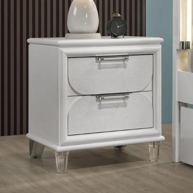 Furniture of America Lareina FM72081WH-N Nightstand